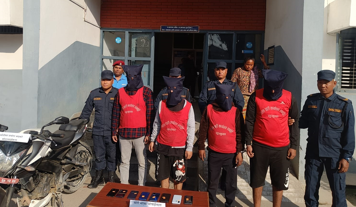 मोबाइल लुट्ने समूह पक्राउ